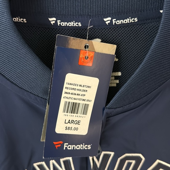 Fanatics YANKEES New York Zip Up NEW with tags - Picture 2 of 3